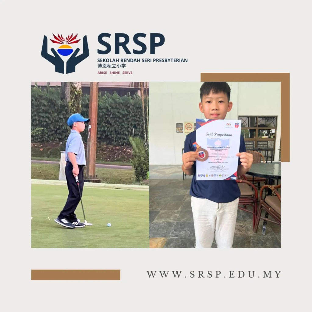 SRSP Batu Pahat Student Jayden Low Qualifies for MSSJ 2026 Golf Finals - Primary School Achievement Johor - Sekolah Rendah Batu Pahat Johor 04